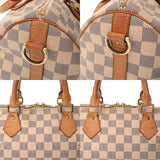 LOUIS VUITTON ルイヴィトン ダミエアズール アズ－ル スピーディバンドリエール30 ホワイト N41373 レディース ダミエアズールキャンバス ハンドバッグ Bランク 中古 銀蔵