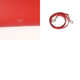 CELINE セリーヌ ベルトバッグ マイクロ レッド 189153 レディース グレインレザー ハンドバッグ ABランク 中古 銀蔵