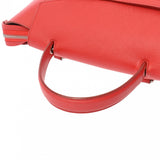 CELINE セリーヌ ベルトバッグ マイクロ レッド 189153 レディース グレインレザー ハンドバッグ ABランク 中古 銀蔵