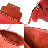 CELINE セリーヌ ベルトバッグ マイクロ レッド 189153 レディース グレインレザー ハンドバッグ ABランク 中古 銀蔵
