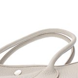HERMES エルメス ガーデンパーティ PM パールグレー □Q刻印(2013年頃) レディース ネゴンダ ハンドバッグ ABランク 中古 銀蔵