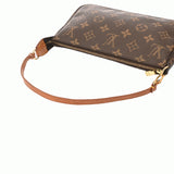 LOUIS VUITTON ルイヴィトン モノグラム ポシェット アクセソワール ブラウン M51980 レディース モノグラムキャンバス アクセサリーポーチ Bランク 中古 銀蔵