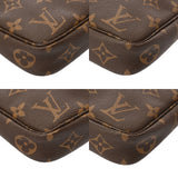 LOUIS VUITTON ルイヴィトン モノグラム ポシェット アクセソワール ブラウン M51980 レディース モノグラムキャンバス アクセサリーポーチ Bランク 中古 銀蔵