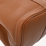 HERMES エルメス ガーデンパーティ PM ゴールド □M刻印(2009年頃) レディース ネゴンダ ハンドバッグ Aランク 中古 銀蔵