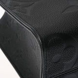 LOUIS VUITTON ルイヴィトン モノグラムアンプラント オンザゴー PM 2WAY ノワール M45653 レディース レザー ハンドバッグ Aランク 中古 銀蔵