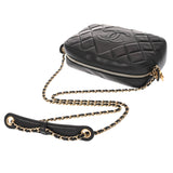 CHANEL シャネル マトラッセ チェーンショルダー ブラック レディース ラムスキン ショルダーバッグ ABランク 中古 銀蔵