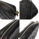 CHANEL シャネル マトラッセ チェーンショルダー ブラック レディース ラムスキン ショルダーバッグ ABランク 中古 銀蔵
