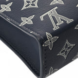 LOUIS VUITTON ルイヴィトン モノグラムシャドウ ガストンウェアラブルウォレット ネイビー/ブルー M83384 メンズ モノグラムシャドウ ショルダーバッグ Aランク 中古 銀蔵