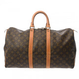 LOUIS VUITTON ルイヴィトン モノグラム キーポル 45 ブラウン M41428 ユニセックス モノグラムキャンバス ボストンバッグ Bランク 中古 銀蔵