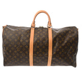 LOUIS VUITTON ルイヴィトン モノグラム キーポル バンドリエール 55 ブラウン M41414 ユニセックス モノグラムキャンバス ボストンバッグ ABランク 中古 銀蔵
