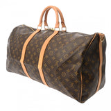 LOUIS VUITTON ルイヴィトン モノグラム キーポル バンドリエール 55 ブラウン M41414 ユニセックス モノグラムキャンバス ボストンバッグ ABランク 中古 銀蔵