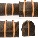 LOUIS VUITTON ルイヴィトン モノグラム キーポル バンドリエール 55 ブラウン M41414 ユニセックス モノグラムキャンバス ボストンバッグ ABランク 中古 銀蔵