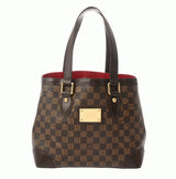 LOUIS VUITTON ルイヴィトン ダミエ ハムステッド PM ブラウン N51205 レディース ダミエキャンバス トートバッグ Bランク 中古 銀蔵