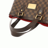 LOUIS VUITTON ルイヴィトン ダミエ ハムステッド PM ブラウン N51205 レディース ダミエキャンバス トートバッグ Bランク 中古 銀蔵