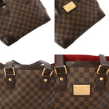 LOUIS VUITTON ルイヴィトン ダミエ ハムステッド PM ブラウン N51205 レディース ダミエキャンバス トートバッグ Bランク 中古 銀蔵