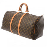 LOUIS VUITTON ルイヴィトン モノグラム キーポル 55 ブラウン M41424 ユニセックス モノグラムキャンバス ボストンバッグ Bランク 中古 銀蔵