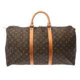 LOUIS VUITTON ルイヴィトン モノグラム キーポル 50 ブラウン M41426 ユニセックス モノグラムキャンバス ボストンバッグ Bランク 中古 銀蔵