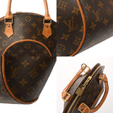 LOUIS VUITTON ルイヴィトン モノグラム エリプス MM ブラウン M51126 レディース モノグラムキャンバス ハンドバッグ Bランク 中古 銀蔵