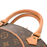 LOUIS VUITTON ルイヴィトン モノグラム エリプス MM ブラウン M51126 レディース モノグラムキャンバス ハンドバッグ Bランク 中古 銀蔵