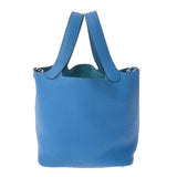 HERMES エルメス ピコタン ロック PM ブルーザンジバル A刻印(2017年頃) レディース トリヨンクレマンス ハンドバッグ Aランク 中古 銀蔵