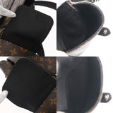 LOUIS VUITTON ルイヴィトン モノグラムマカサー クリストファー MM ブラウン/ブラック M43735 メンズ モノグラムキャンバス リュック・デイパック ABランク 中古 銀蔵