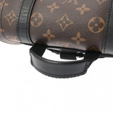 LOUIS VUITTON ルイヴィトン モノグラムマカサー クリストファー MM ブラウン/ブラック M43735 メンズ モノグラムキャンバス リュック・デイパック ABランク 中古 銀蔵
