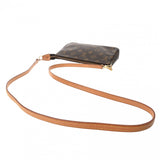 LOUIS VUITTON ルイヴィトン モノグラム ポシェット アクセソワール ブラウン M51980 レディース モノグラムキャンバス アクセサリーポーチ Bランク 中古 銀蔵