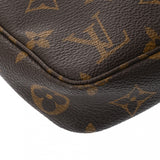 LOUIS VUITTON ルイヴィトン モノグラム ポシェット アクセソワール ブラウン M51980 レディース モノグラムキャンバス アクセサリーポーチ Bランク 中古 銀蔵