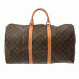 LOUIS VUITTON ルイヴィトン モノグラム キーポル 50 ブラウン M41426 ユニセックス モノグラムキャンバス ボストンバッグ Bランク 中古 銀蔵