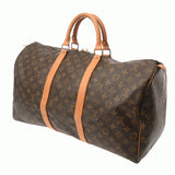 LOUIS VUITTON ルイヴィトン モノグラム キーポル 50 ブラウン M41426 ユニセックス モノグラムキャンバス ボストンバッグ Bランク 中古 銀蔵