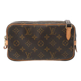 LOUIS VUITTON ルイヴィトン モノグラム マルリー バンドリエール ブラウン M51828 レディース モノグラムキャンバス ショルダーバッグ Bランク 中古 銀蔵