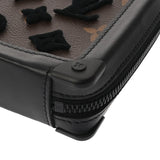 LOUIS VUITTON ルイヴィトン モノグラム タフタージュ ソフトトランククラッチ 20年春夏モデル ブラウン/ブラック M45061 メンズ モノグラムキャンバス セカンドバッグ Aランク 中古 銀蔵