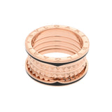 BVLGARI ブルガリ B-ZERO1 ロック #60 20号 メンズ K18ピンクゴールド PG リング・指輪 Aランク 中古 銀蔵