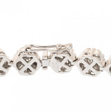 no brand ノーブランド ダイヤ 10.00ct ユニセックス K18ホワイトゴールド WG ブレスレット Aランク 中古 銀蔵