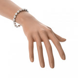 no brand ノーブランド ダイヤ 10.00ct ユニセックス K18ホワイトゴールド WG ブレスレット Aランク 中古 銀蔵
