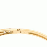 no brand ノーブランド エメラルド0.50ct ダイヤ2.50ct レディース K18イエローゴールド YG バングル Aランク 中古 銀蔵