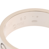 CARTIER カルティエ ラブリング #60 19.5号 ユニセックス K18ホワイトゴールド WG リング・指輪 Aランク 中古 銀蔵
