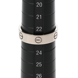 CARTIER カルティエ ラブリング #60 23号 ユニセックス K18ホワイトゴールド WG リング・指輪 Aランク 中古 銀蔵