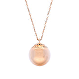 TIFFANY&Co. ティファニー ハードウェア ボール ネックレス レディース K18ピンクゴールド PG ネックレス Aランク 中古 銀蔵