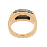 BVLGARI ブルガリ トロンケットリング ＃12.5 ヘマタイト 12.5号 レディース K18イエローゴールド YG リング・指輪 Aランク 中古 銀蔵