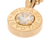 BVLGARI ブルガリ ブルガリブルガリ 1Pダイヤ レディース K18イエローゴールド YG ネックレス Aランク 中古 銀蔵