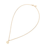 BVLGARI ブルガリ ブルガリブルガリ 1Pダイヤ レディース K18イエローゴールド YG ネックレス Aランク 中古 銀蔵