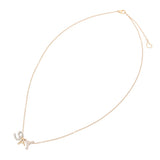 Ponte Vecchio ポンテヴェキオ イニシャルSAYネックレス ダイヤモンド レディース K18YG/PG/WG ネックレス Aランク 中古 銀蔵