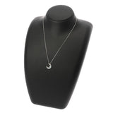 STAR JEWELRY スタージュエリー 月モチーフ パライバトルマリン ダイヤ0.07ct レディース K18イエローゴールド YG ネックレス Aランク 中古 銀蔵