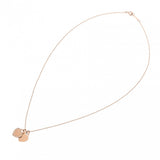 TIFFANY&Co. ティファニー リターントゥ ダブルハート ネックレス ダイヤ レディース K18イエローゴールド YG ネックレス Aランク 中古 銀蔵