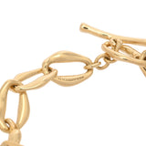 TIFFANY&Co. ティファニー ブレスレット ユニセックス K18イエローゴールド YG ブレスレット Aランク 中古 銀蔵