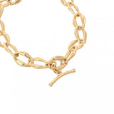 TIFFANY&Co. ティファニー ブレスレット ユニセックス K18イエローゴールド YG ブレスレット Aランク 中古 銀蔵