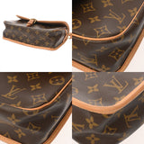 LOUIS VUITTON ルイヴィトン モノグラム ソローニュ ブラウン M42250 レディース モノグラムキャンバス ショルダーバッグ Bランク 中古 銀蔵