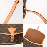 LOUIS VUITTON ルイヴィトン モノグラム ソローニュ ブラウン M42250 レディース モノグラムキャンバス ショルダーバッグ Bランク 中古 銀蔵