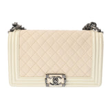 CHANEL シャネル ボーイシャネル チェーンショルダー 25 ホワイト A67086 レディース パテントカーフスキン/レザー ショルダーバッグ ABランク 中古 銀蔵